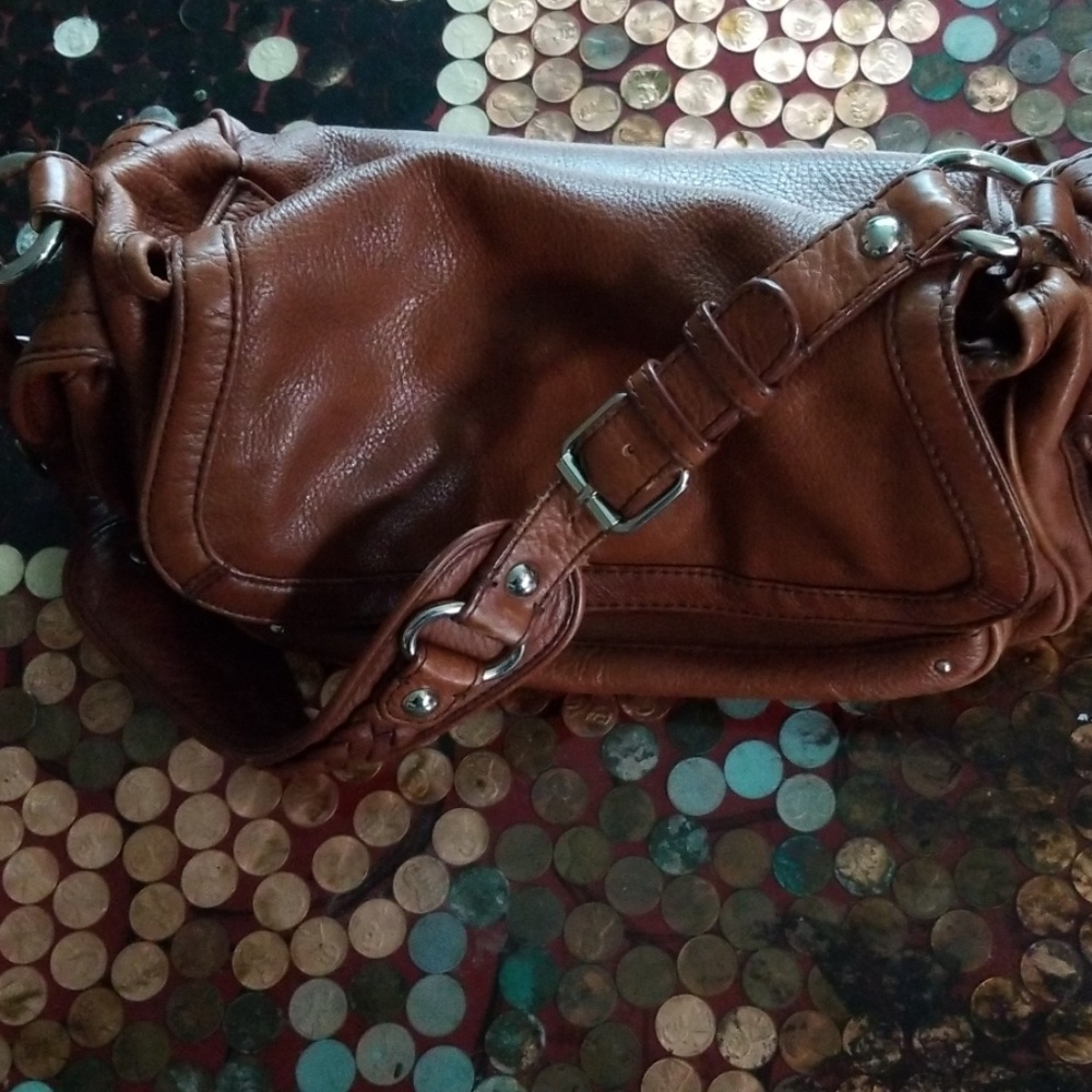 Vintage Banana republic leather bag